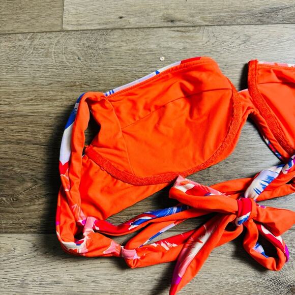 L*Space Sandy Bikini Bottom in Super Bloom bikini no wire woman’s large - Picture 9 of 11